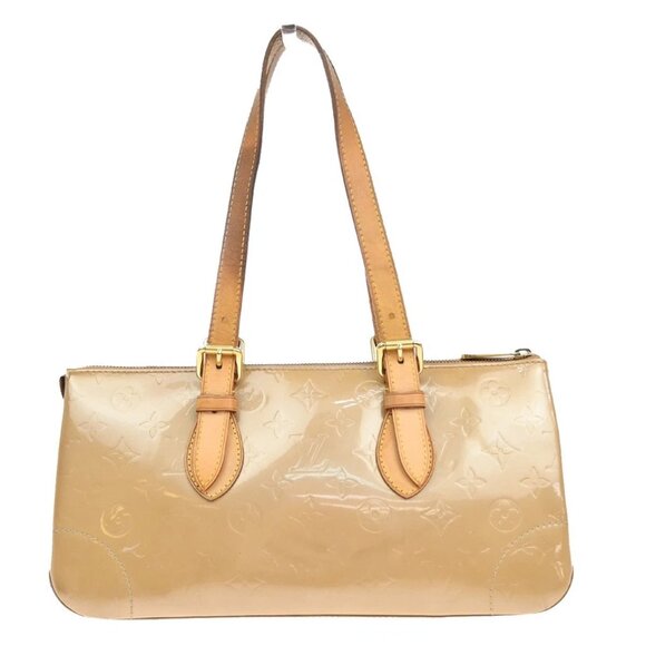 LOUIS VUITTON Rosewood Avenue Shoulder Bag Monogram Vernis Beige 318-082025 - Picture 2 of 16
